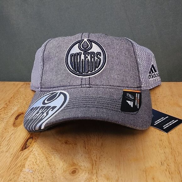 Adidas Edmonton Oilers NHL Snapback Hat - New - Picture 1 of 8
